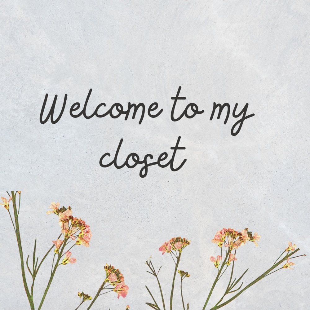 Welcome to my closet